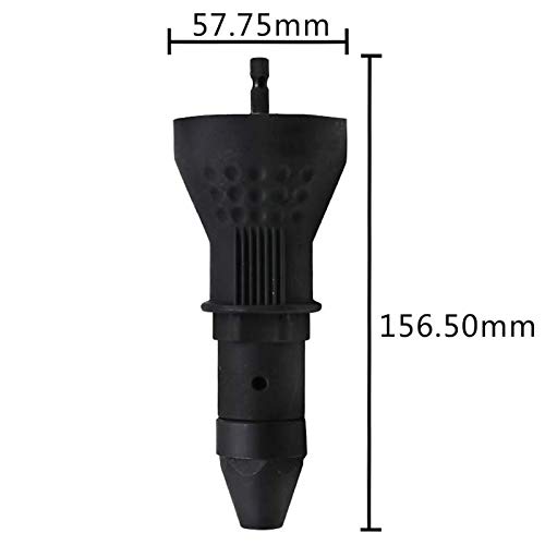 Develoo Rivet Drill Adapter Kit - Hex Shank Blind Rivet Nut Tool for Cordless Drills, Electric Rivet Gun Converter with Multifunction Nail Gun Capabilities | Perfect for DIY Projects, Metalworking, and Home Repairs
