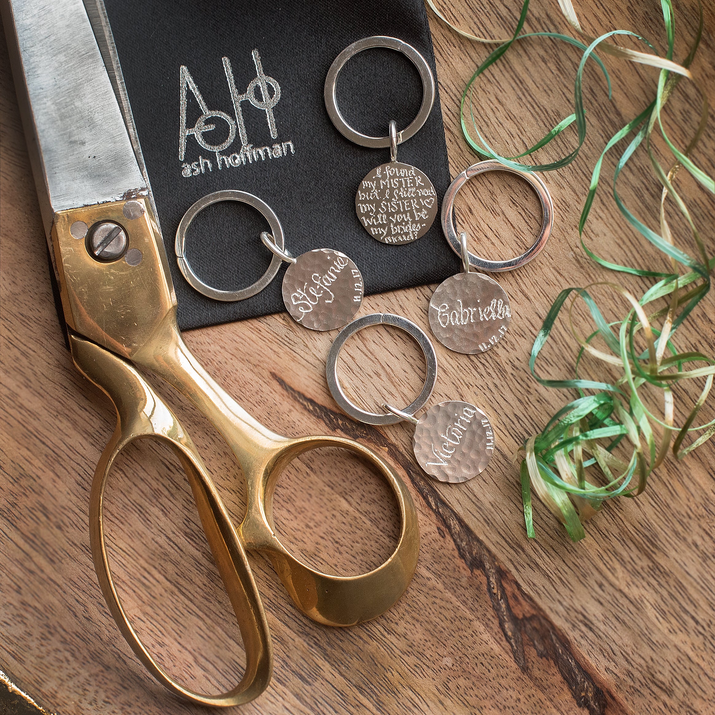Personalized Sterling Silver Keychain - Engraved Custom Key Ring for Gifts, Travel & Everyday Use