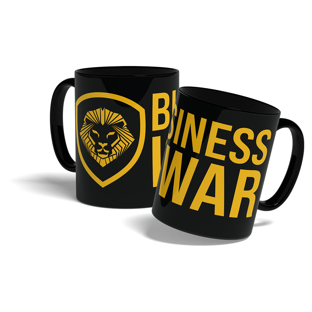 Business is War Coffee Mug - Motivational Office Gift for Entrepreneurs & Professionals - Perfect for Coffee Breaks & Workplace Inspiration