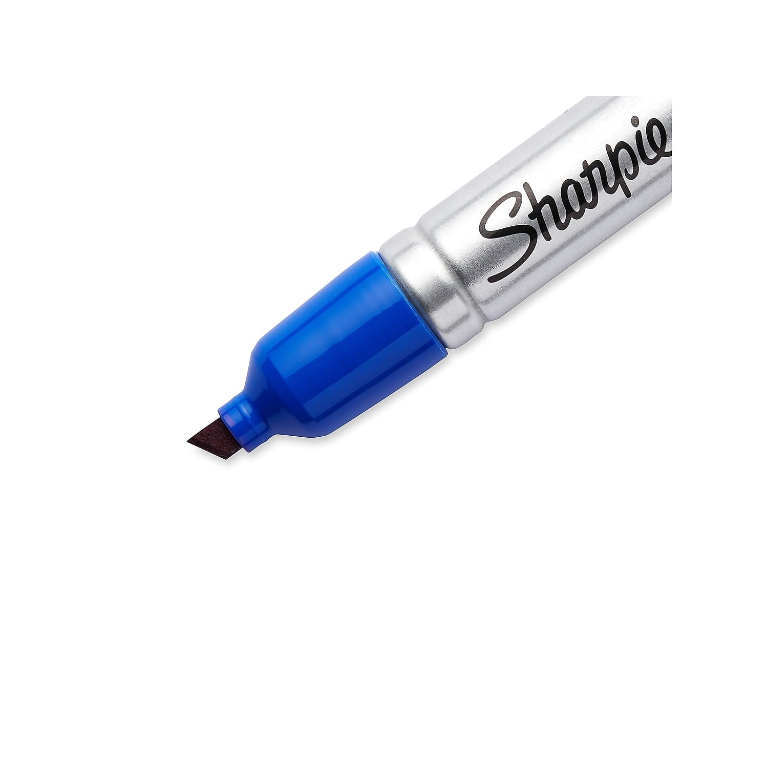 Sharpie King Size Permanent Marker - Chisel Tip, Blue Ink, 12-Pack (SAN15003) - Ideal for Office, School, Art Projects & DIY Crafts