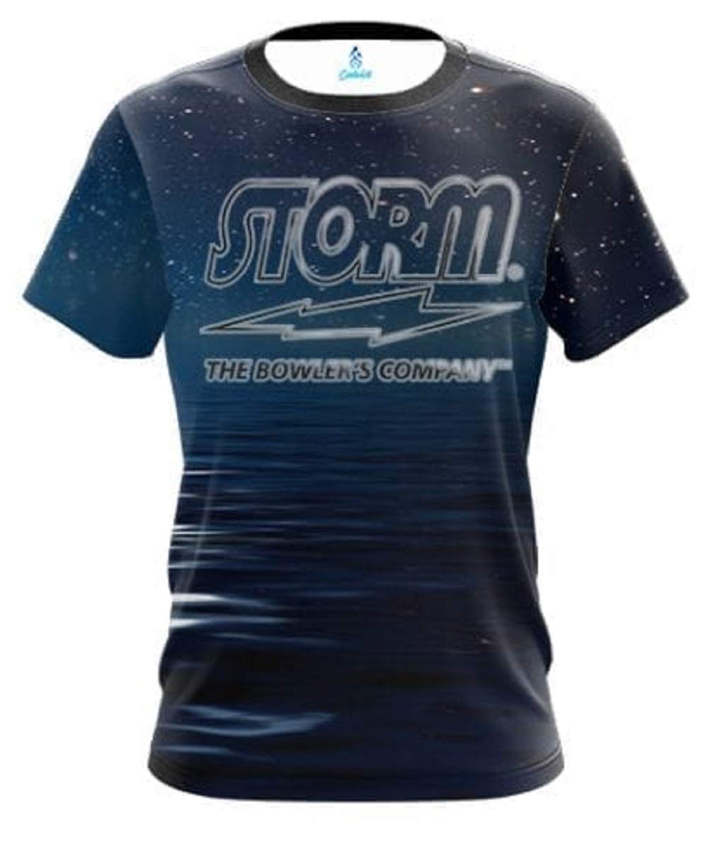 Storm Darker Seas Performance Bowling Jersey - Breathable & Moisture-Wicking for Competitive Bowlers - Perfect for League Play & Tournament Use