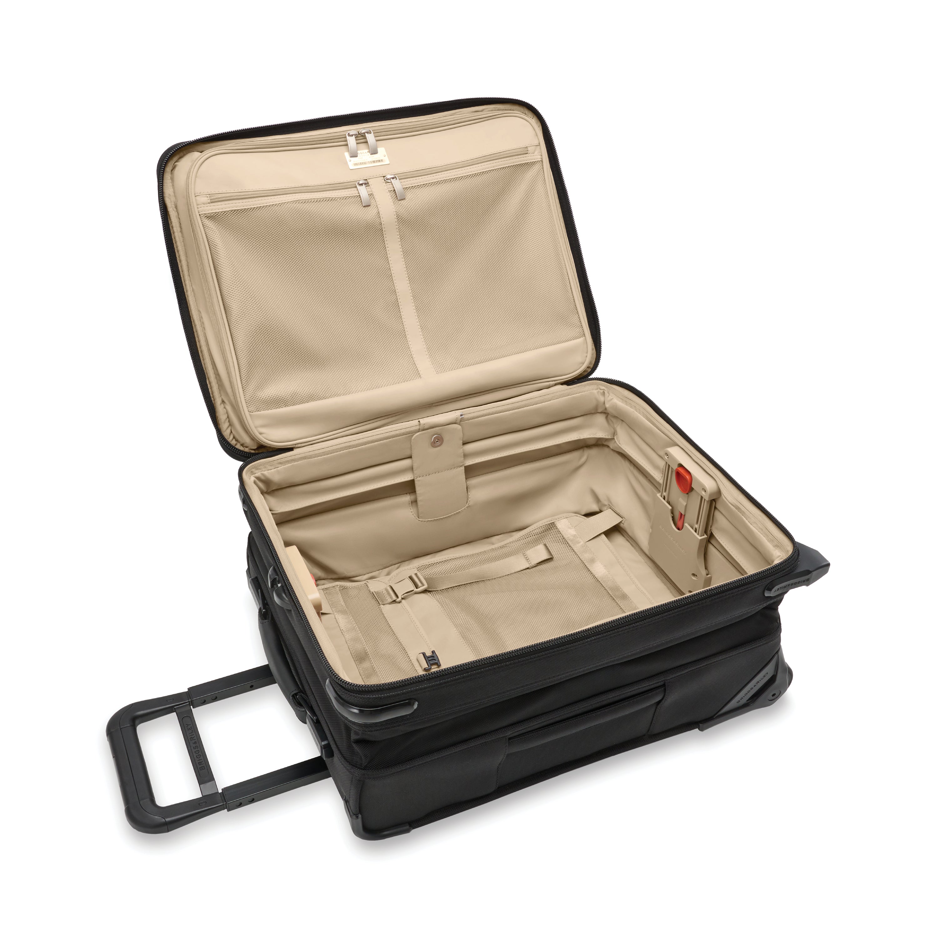 Briggs & Riley Baseline Global 2 Wheel Carry On Luggage - Lightweight Spinner Suitcase for Business Travel & Weekend Getaways | TSA Approved, Durable Expandable Cabin Baggage