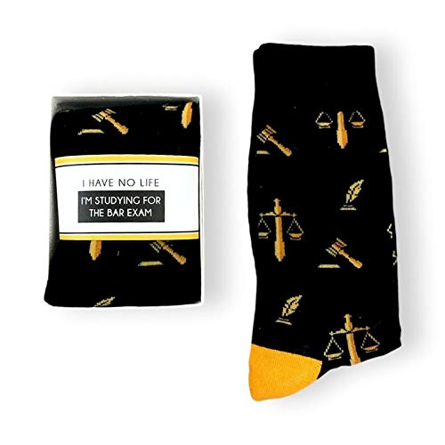 Funny Lawyer Gifts for Men & Women - Novelty Law and Order Justice Socks - Perfect for Graduation, Appreciation & Courtroom Humor - Comfortable & Unique Attorney Present for Legal Professionals