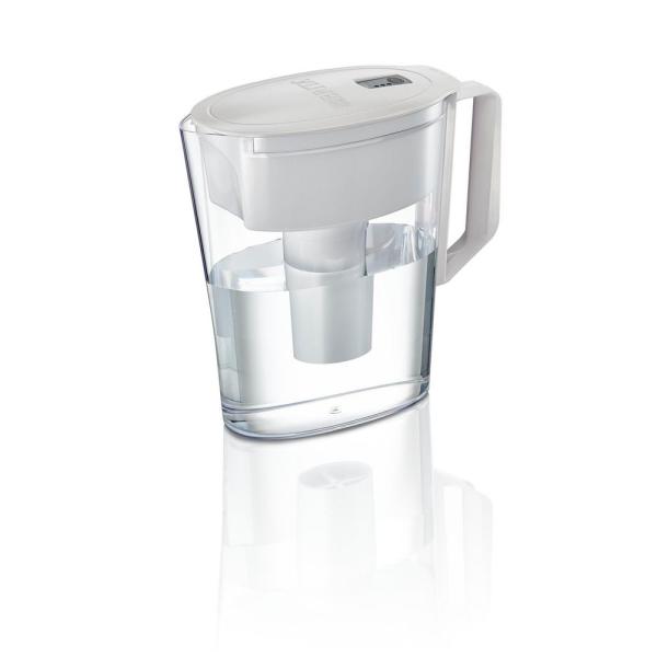 Brita SOHO White 5-Cup Water Pitcher with Filter - BPA-Free Water Filtration System for Clean Drinking Water at Home, Office & Kitchen
