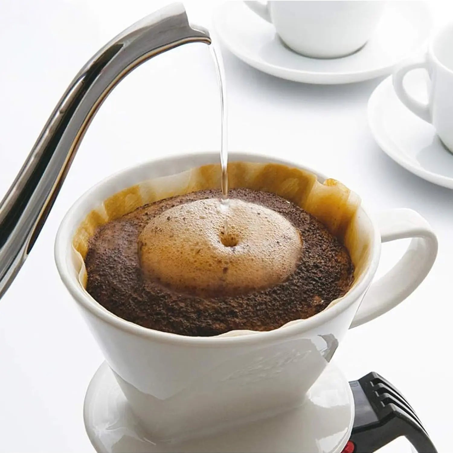 Premium Kalita Ceramic Coffee Dripper - Japanese Pour Over Coffee Maker for Specialty Brewing - Perfect for Home, Office & Cafe Use