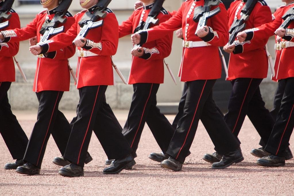 Changing of the Guard at Buckingham Palace London England UK - Premium 36x24 Wall Art Photo Print Poster - Perfect for Home Decor, Office & Gifts
