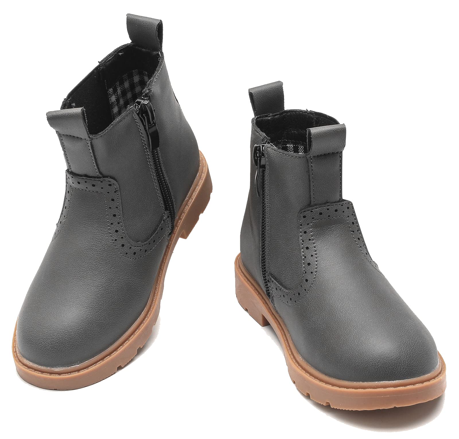 Waterproof Kids Chelsea Boots for Boys & Girls - Side Zipper Ankle Boots for Toddler, Little & Big Kids | Outdoor Play, School & Rainy Day Footwear