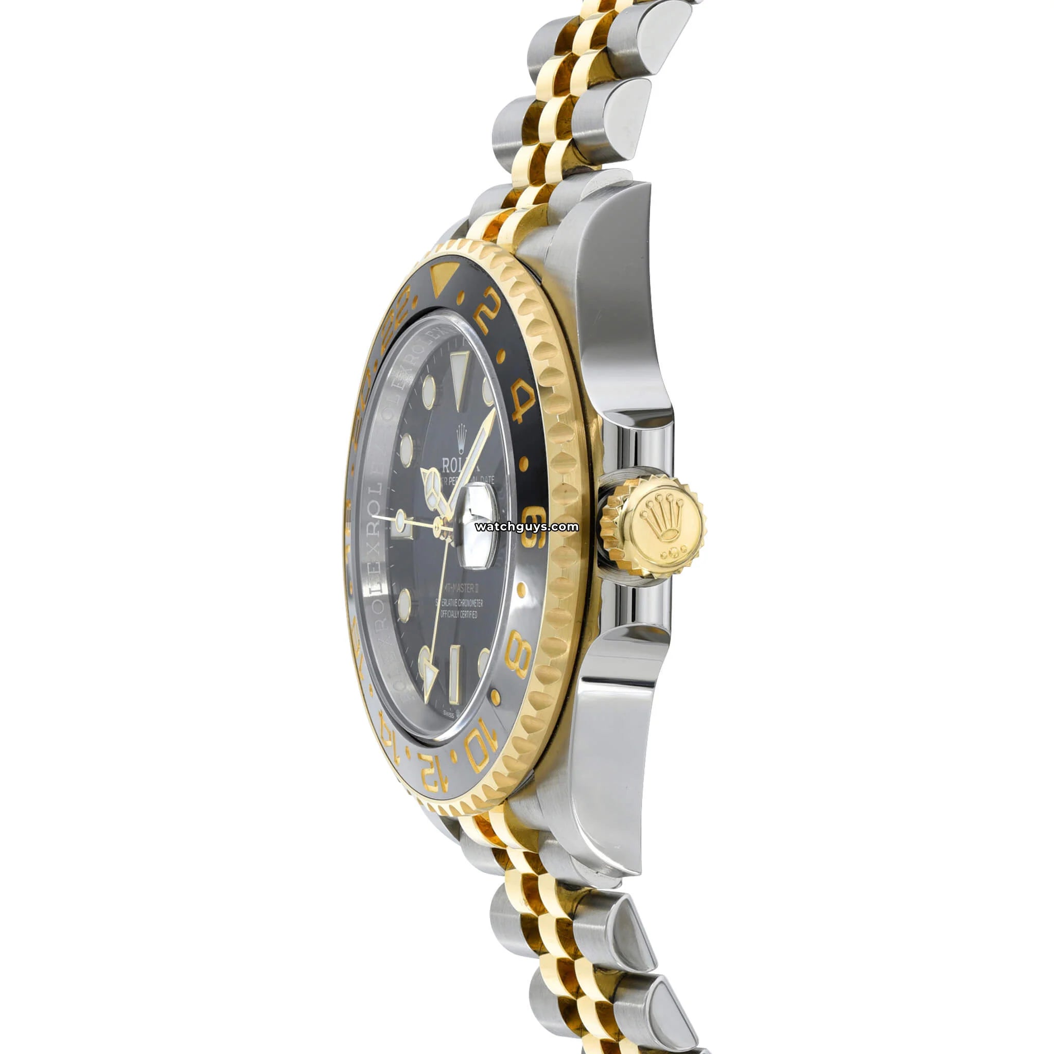 Rolex GMT Master II 126713GRNR Stainless Steel & 18K Yellow Gold Watch - Luxury Men's Timepiece for Travel, Business & Special Occasions