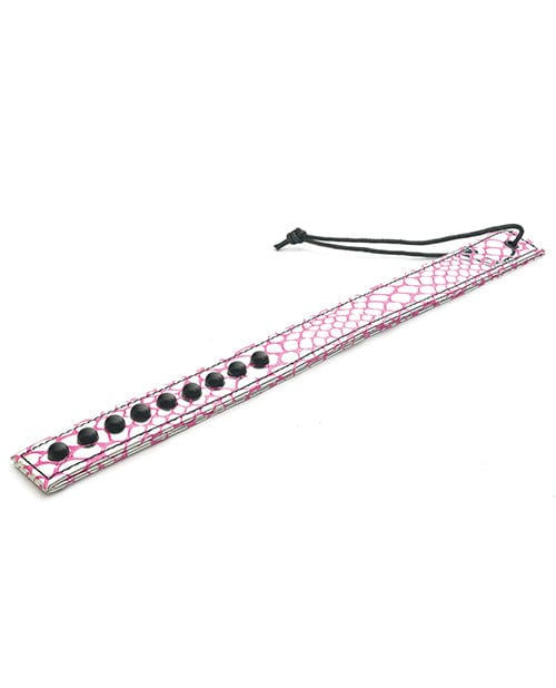 Spartacus Faux Leather Spanking Paddle - Pink BDSM Toy for Adults, Sensual Play & Couples Bonding - Perfect for Roleplay, BDSM Accessories & Sensual Massage
