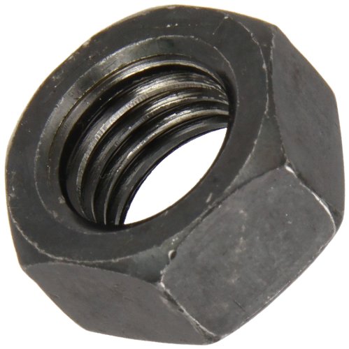 Small Parts Steel Hex Nut, Plain Finish, Class 10, DIN 934, Metric M12-1.75 Thread, 19mm Width, 10mm Thick (Pack of 25) for Industrial Machinery and Automotive Applications