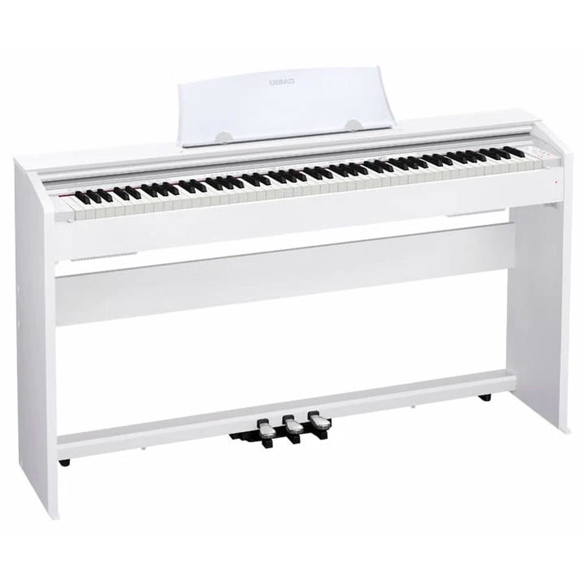 Casio Privia PX-770 Digital Piano 88-Key with Stand & Pedals - White Home Electric Keyboard for Beginners & Professionals - Perfect for Living Room, Studio & Music Class