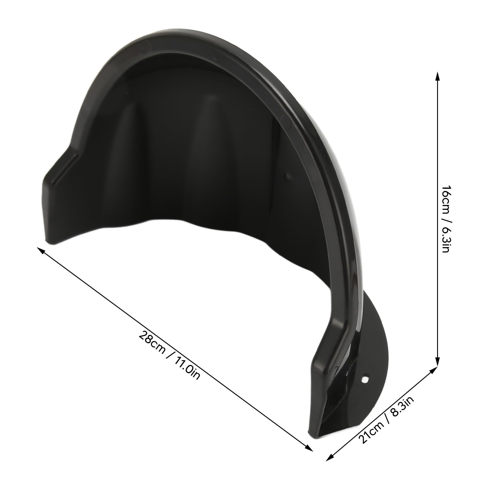 Universal ABS Plastic Sun & Rain Shade Cover for Outdoor Security Cameras - Weatherproof Camera Shield Protector (Black) | Ideal for Home Surveillance, Backyard Monitoring & Weather Protection