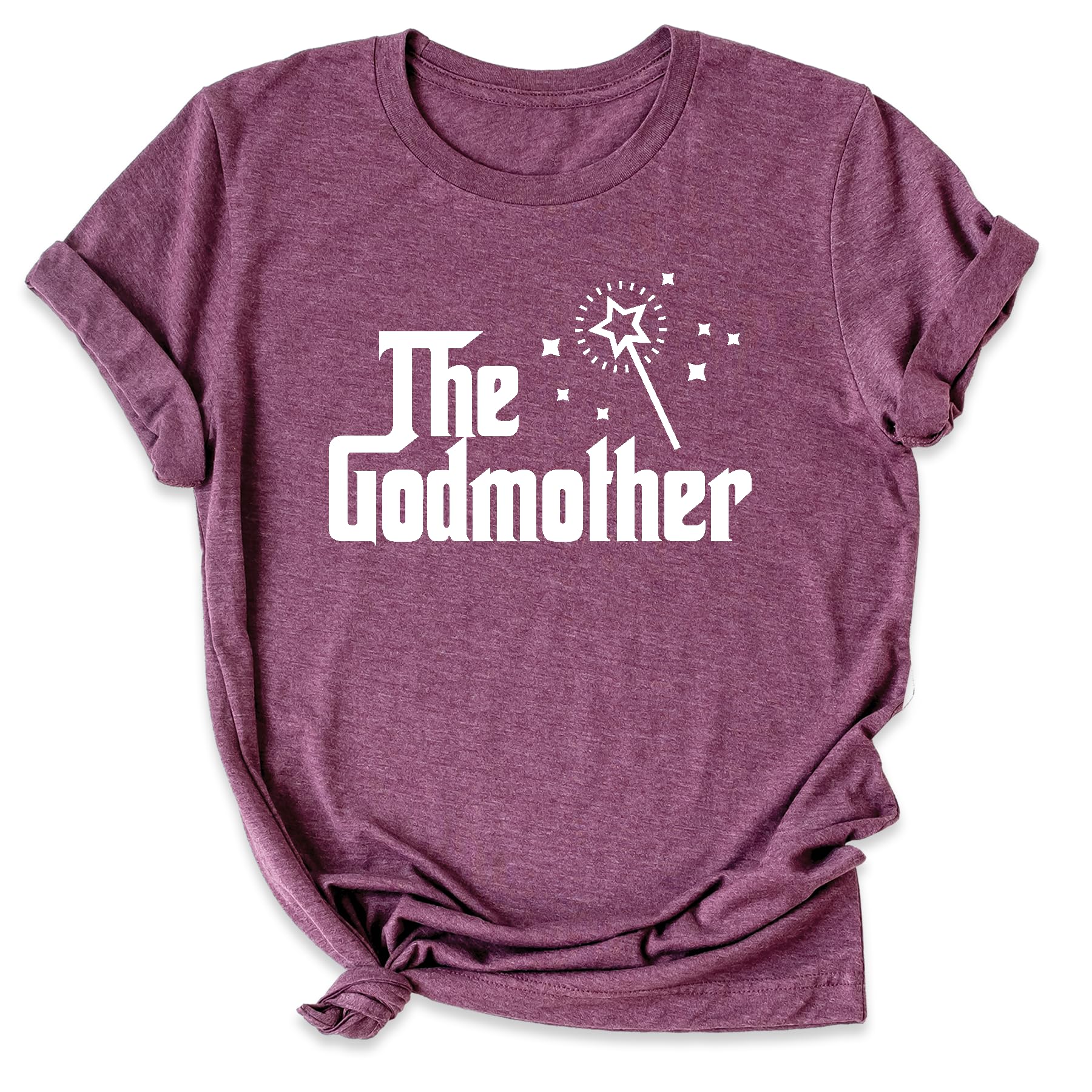 Godmother T-Shirt - Fairy Mother Shirt for Baptism & Mother's Day Gifts | Comfortable Cotton Tee for Godmothers, Grandmothers & Special Women in Your Life