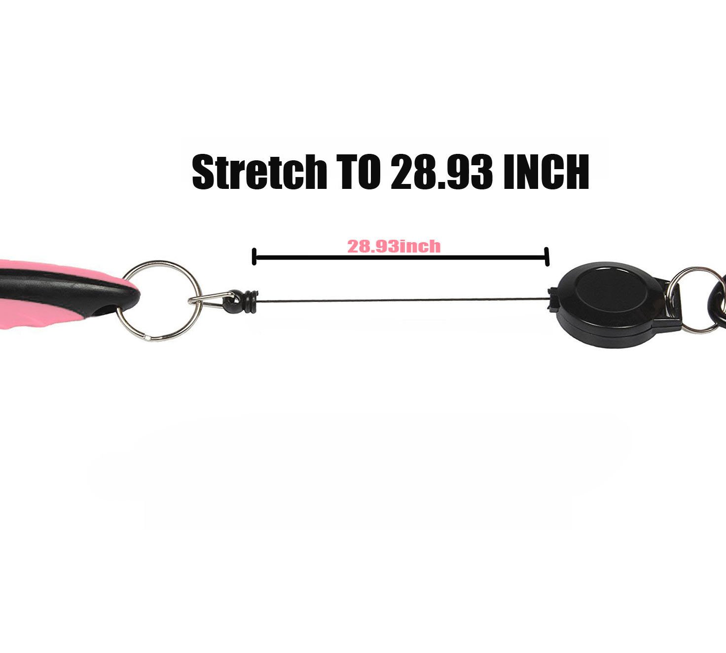 2 Ft Retractable Golf Club Brush & Groove Cleaner Set with Aluminum Carabiner - Perfect for Cleaning All Golf Irons & Clubs | Ideal for Golf Course, Driving Range & Home Practice