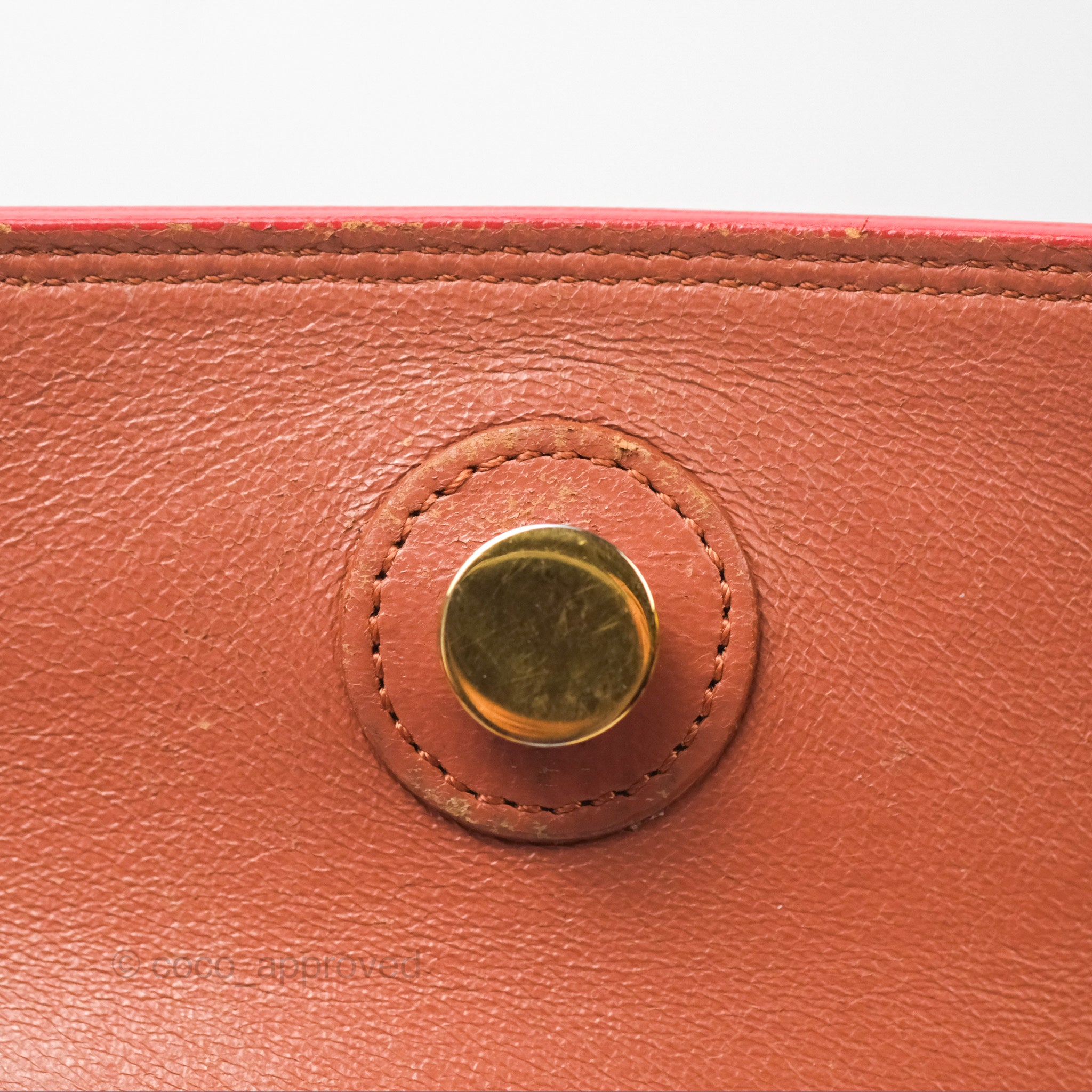 Celine Micro Belt Bag in Terracotta | Smooth Leather with Gold Hardware | Perfect for Work, Travel & Everyday Use