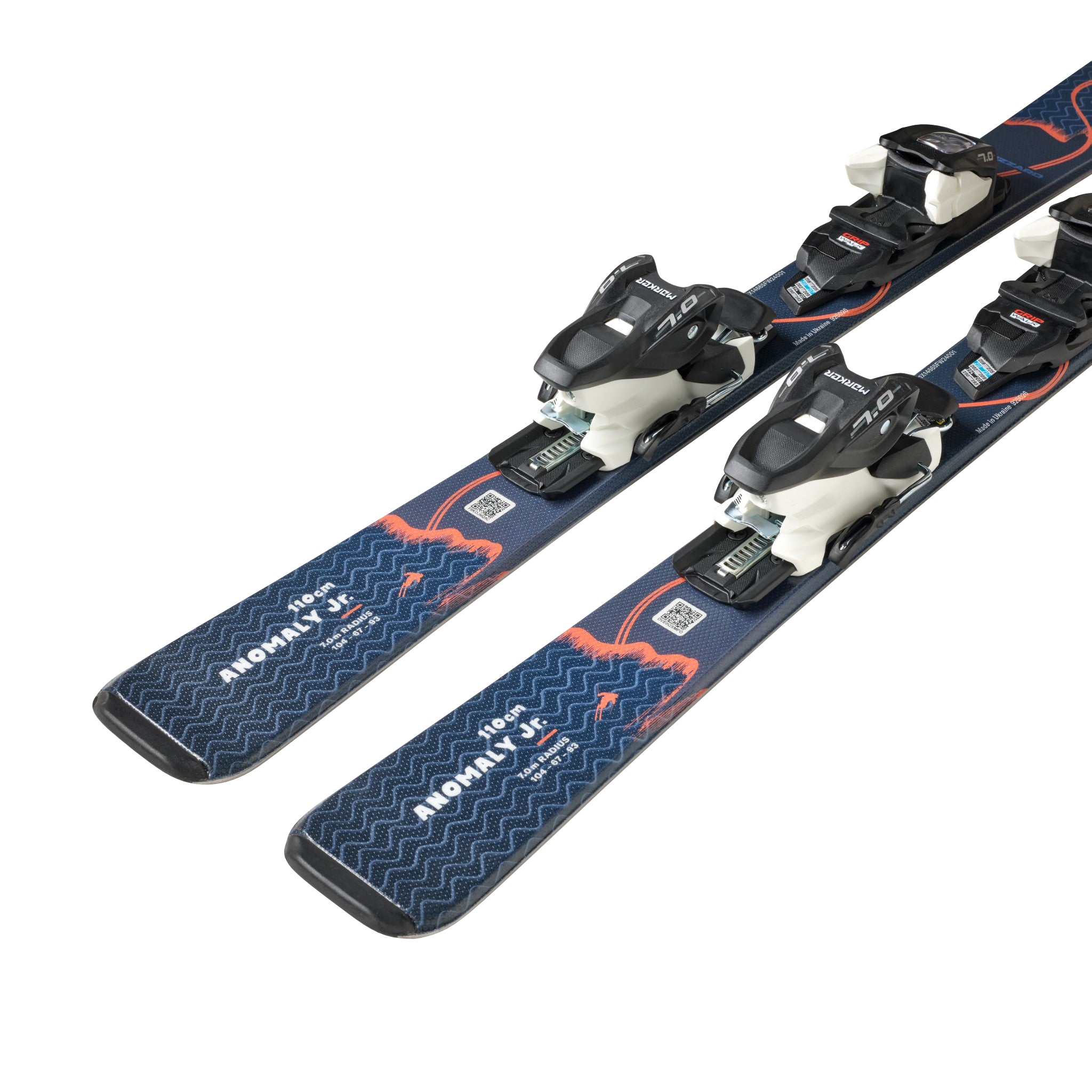 Blizzard Junior Anomaly Skis with FDT 4.5 Bindings 2026 - Kids' All-Mountain Skis for Snowboarding & Freestyle Skiing | Perfect for Young Skiers Learning on Slopes & Terrain Parks