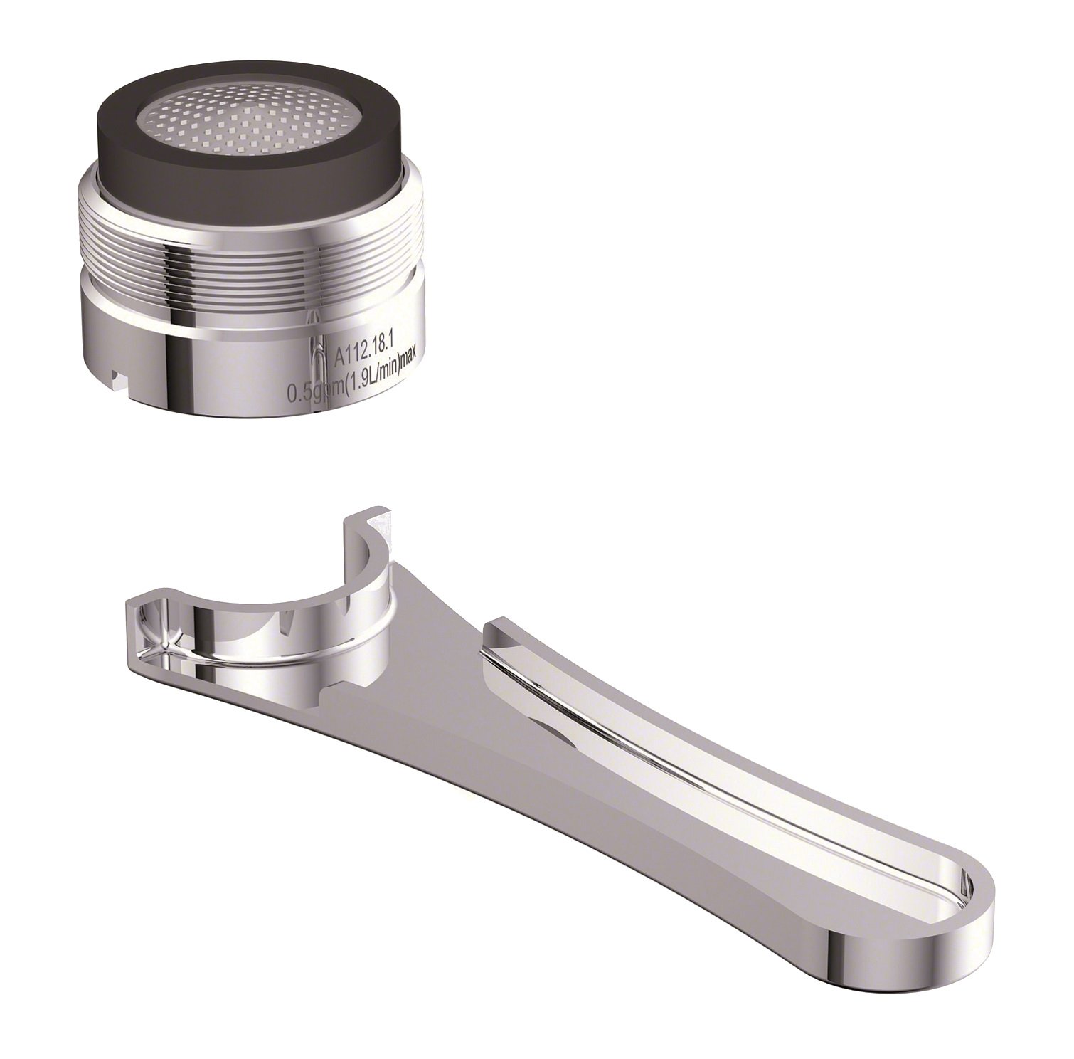 Gerber Plumbing Standard Junior Male Spray Aerator Kit - High Flow Faucet Aerator for Bathroom & Kitchen Sink, Perfect for Water Conservation & Splash Prevention