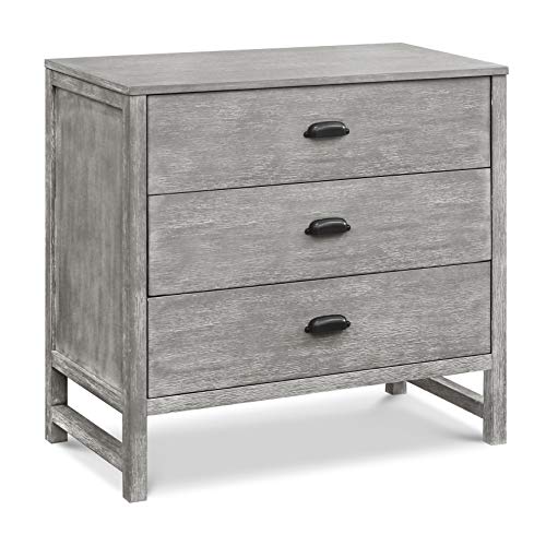 DaVinci Fairway 3-Drawer Dresser in Cottage Grey - Modern Nursery & Bedroom Storage Furniture for Baby Clothes, Blankets & Toys