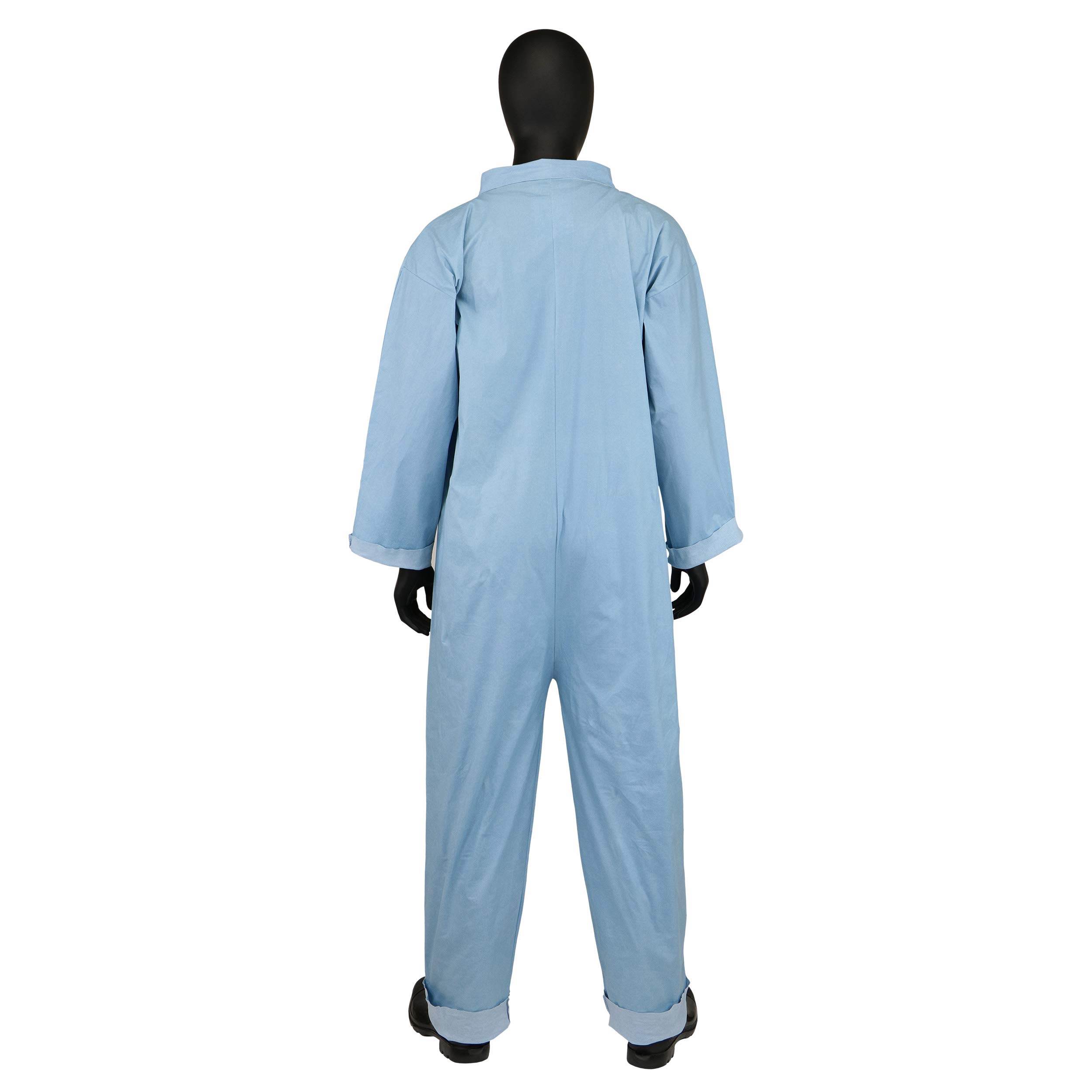 West Chester 3100 PosiWear FR Coverall - Flame Resistant Safety Workwear, 5XL (Pack of 25) - Front Zipper, Elastic Ankle & Wrist Cuffs - Ideal for Electricians, Welders & Industrial Workers