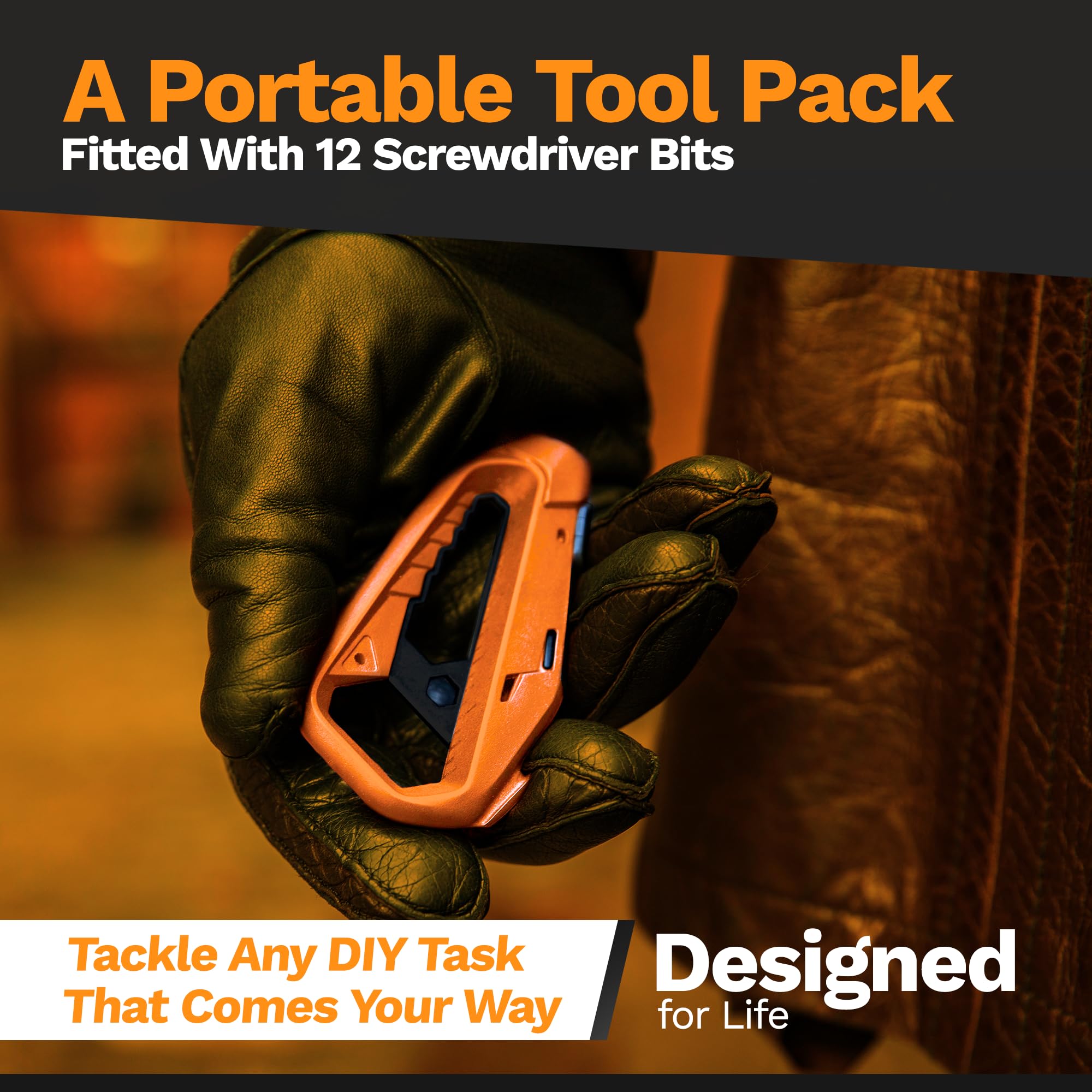 Premium EDC Screwdriver Bit Set - 14-in-1 Magnetic Multitool with 1/4