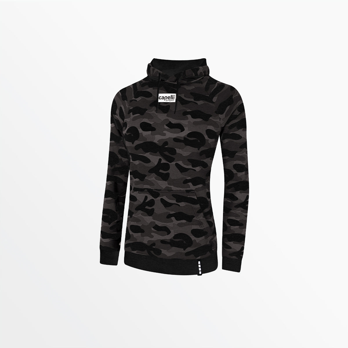 Women's French Terry Camo Print Pullover Hoodie - Soft & Stylish Casual Wear for Outdoor Activities & Lounge