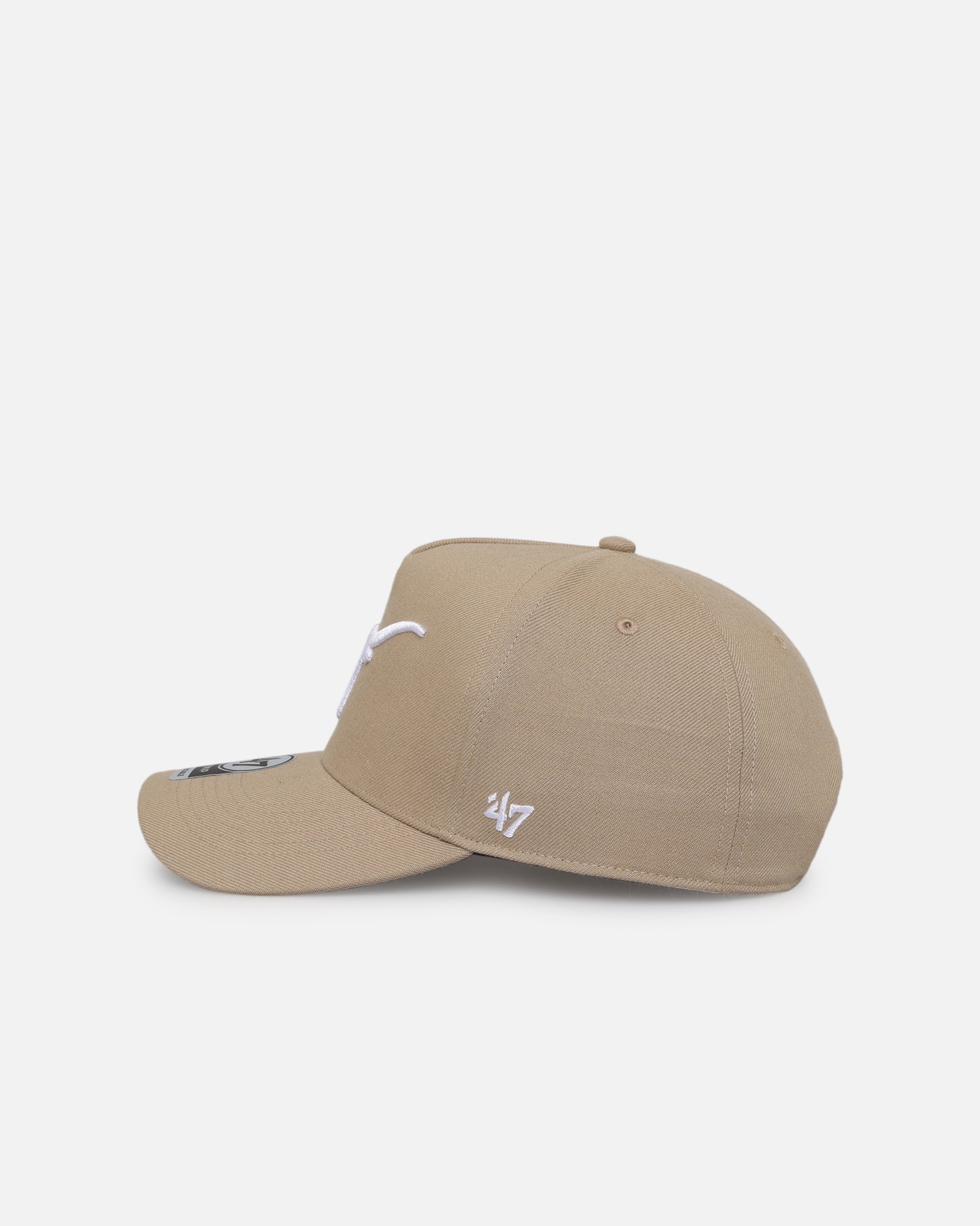 47 Brand Texas Longhorns MVP DT Snapback Hat - Khaki/White Adjustable Baseball Cap for Men & Women - Perfect for Game Day, Sports Events and Casual Outfits