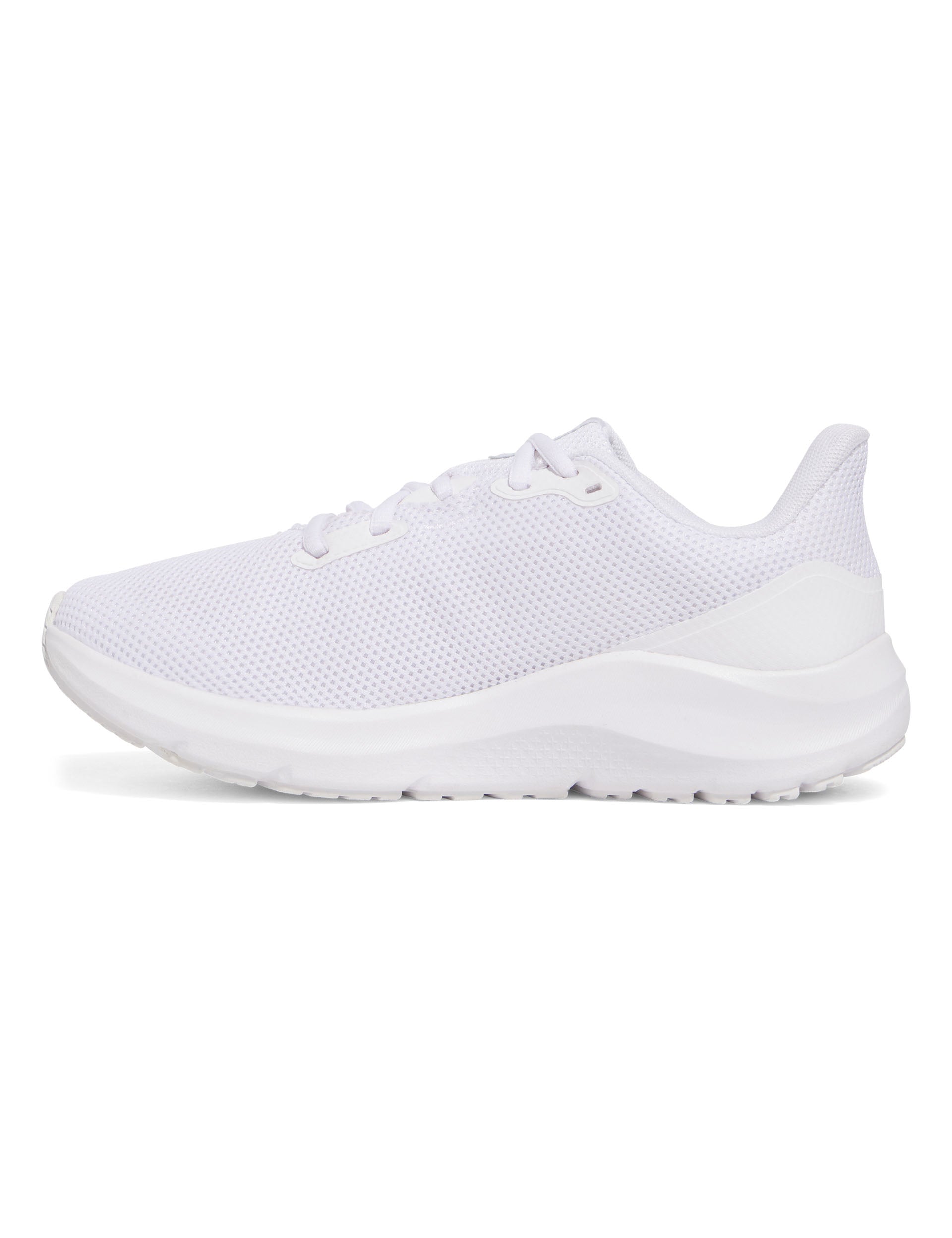 Pursuit 4 Running Shoes for Men & Women - Lightweight Athletic Sneakers in White/Metallic Silver - Perfect for Jogging, Gym Workouts & Daily Wear