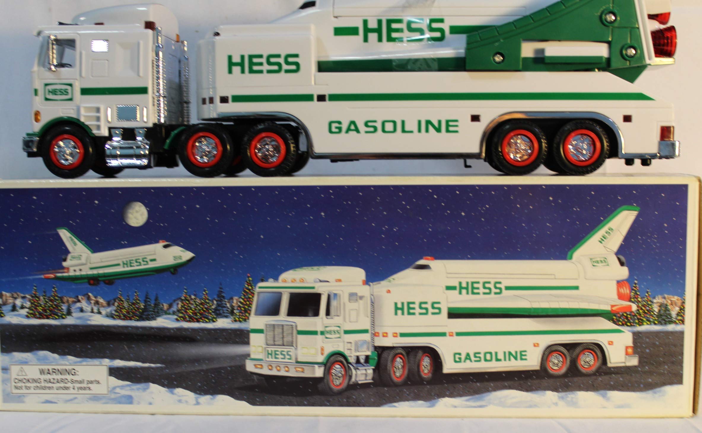 Hess 1999 Truck and Space Shuttle with Satellite - Vintage Collectible Toy for Kids & Adults - Perfect for Playtime, Display, and Holiday Gifts