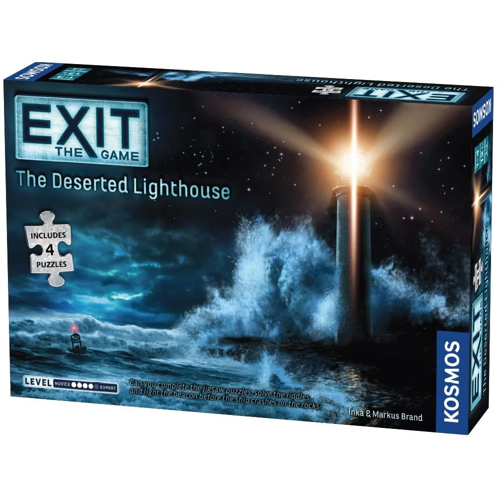 Exit: The Game - The Deserted Lighthouse Puzzle & Adventure Board Game | Escape Room Experience for Family Game Night & Team Building Activities