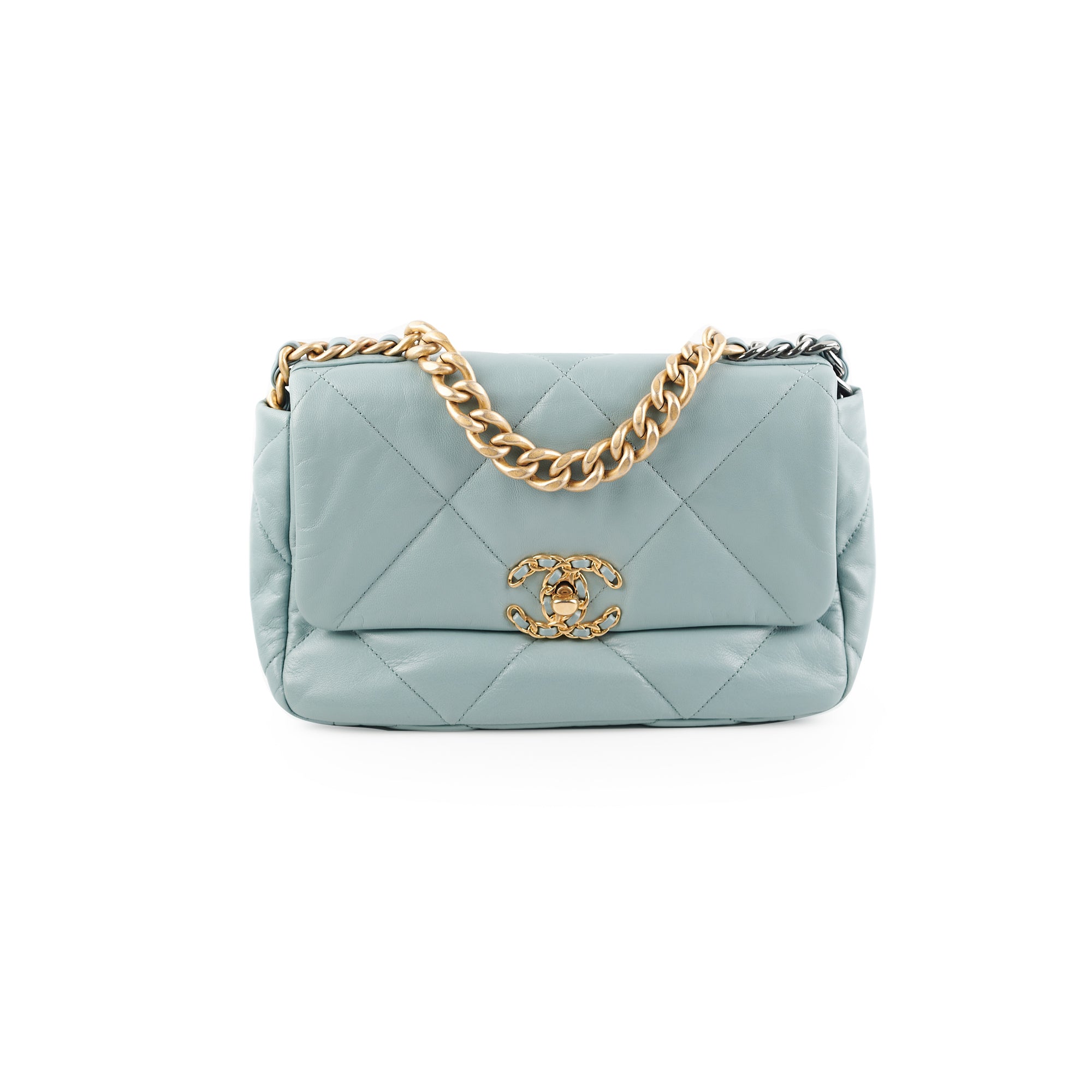 Chanel Small 19 Handbag in Blue - Luxury Designer Crossbody Bag for Women | Perfect for Date Night, Parties & Special Occasions