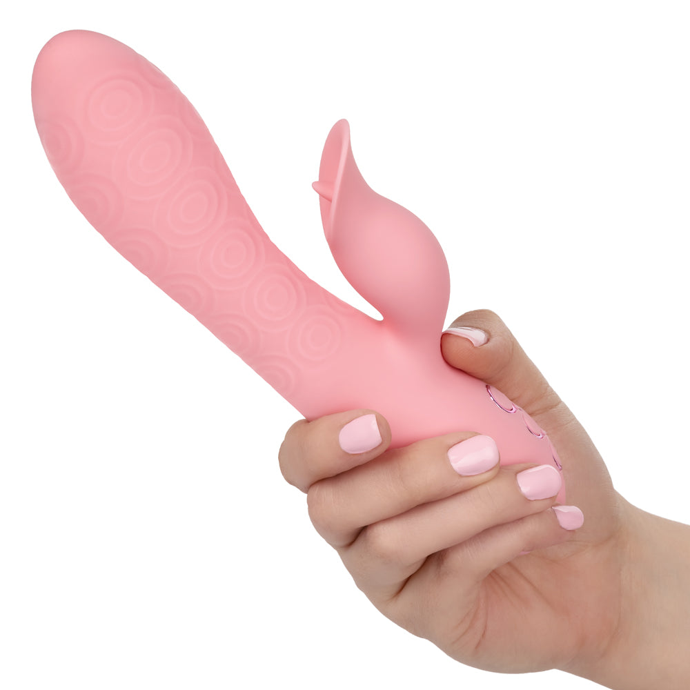 California Dreaming Pasadena Player Rotating Rabbit Vibrator - Dual Motor G-Spot & Clitoral Stimulator for Women - Perfect for Solo Play & Couples Intimacy