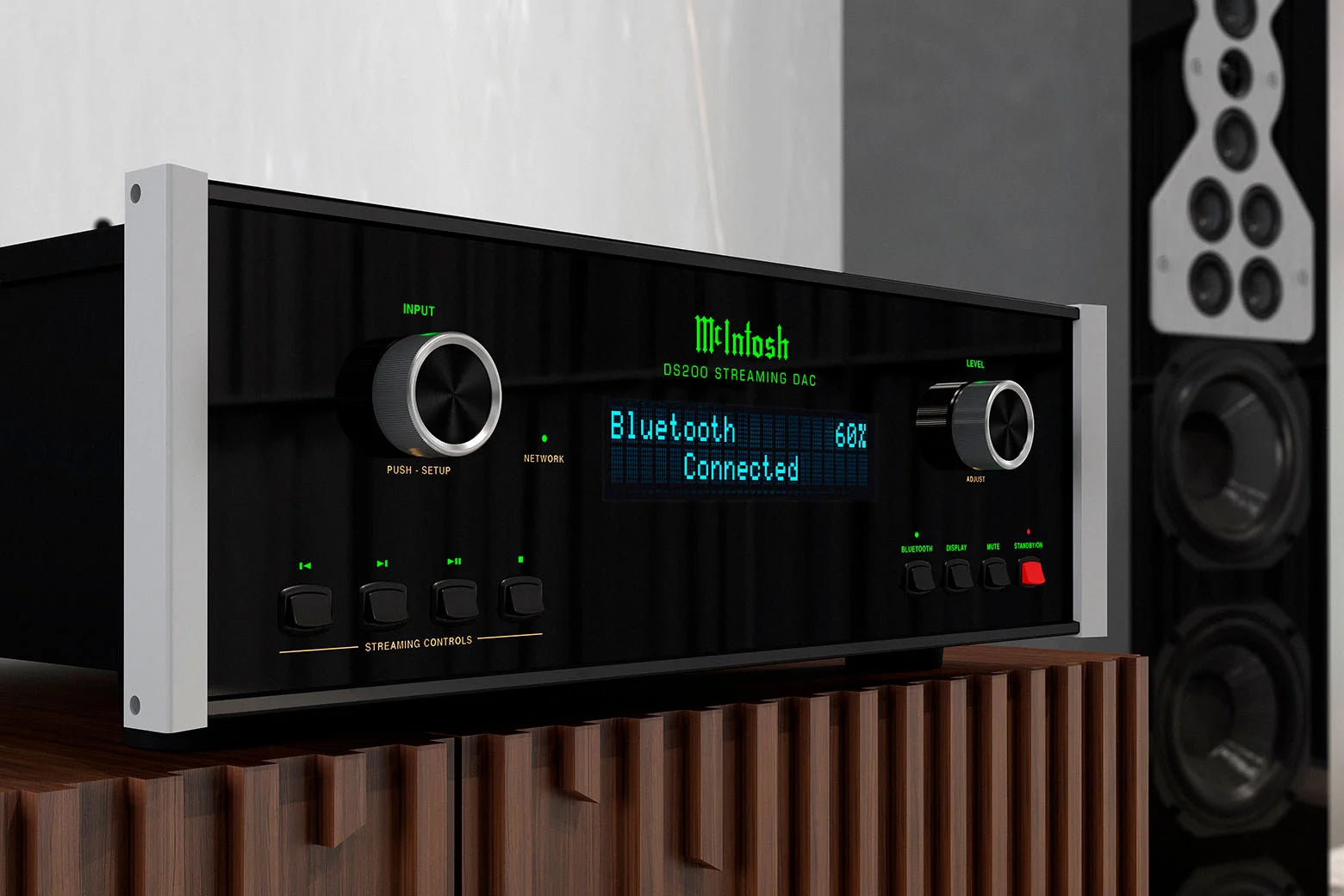 McIntosh DS200 High-Resolution Streaming DAC - Premium Digital-to-Analog Converter for Audiophiles - Perfect for Home Theater & Music Listening Systems