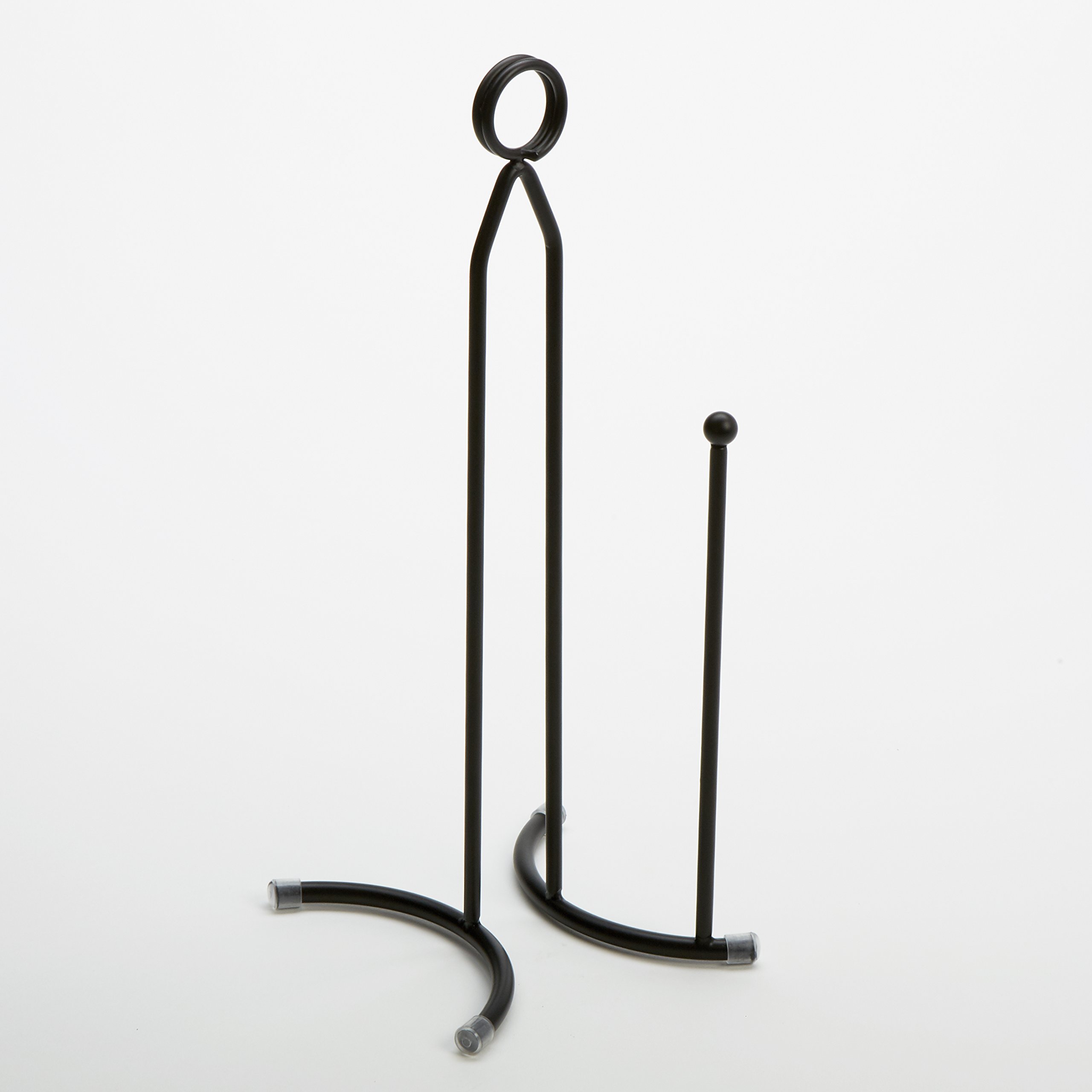 American Metalcraft PTBC Black Curved Base Paper Towel Holder - 13-Inch Height - Perfect for Kitchen, Bathroom & Office Organization