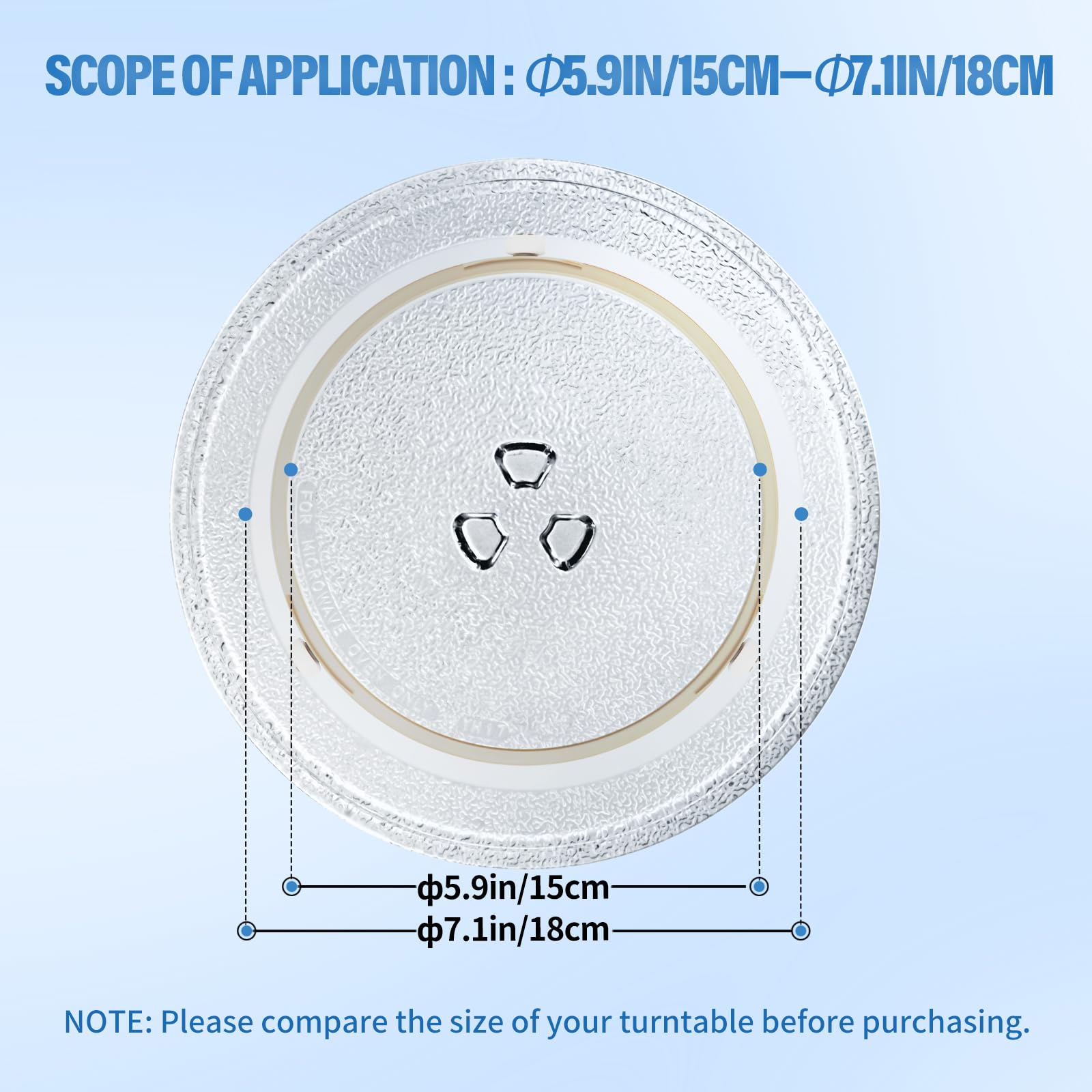 2PCS Microwave Turntable Ring - 7