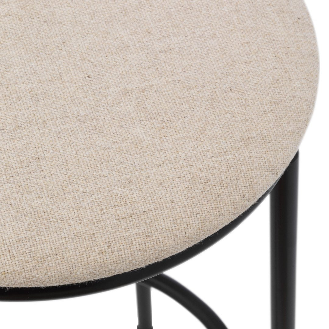 Circa Bar Stool - Upholstered Counter Height Stool with Padded Seat - Modern Kitchen & Bar Furniture for Home, Restaurant, and Cafe Use