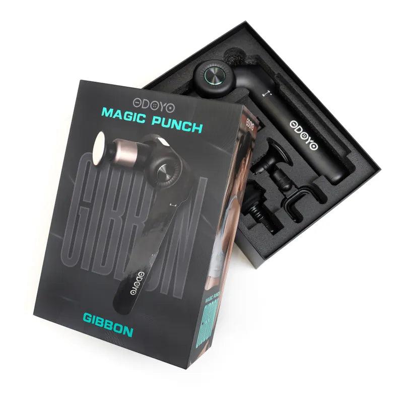 Odoyo Magic Punch Percussion Massage Gun - Deep Tissue Muscle Therapy for Athletes, Gym Recovery & Pain Relief - Portable Electric Massager for Back, Neck, Legs & Shoulders - Perfect for Post-Workout, Travel & Home Use