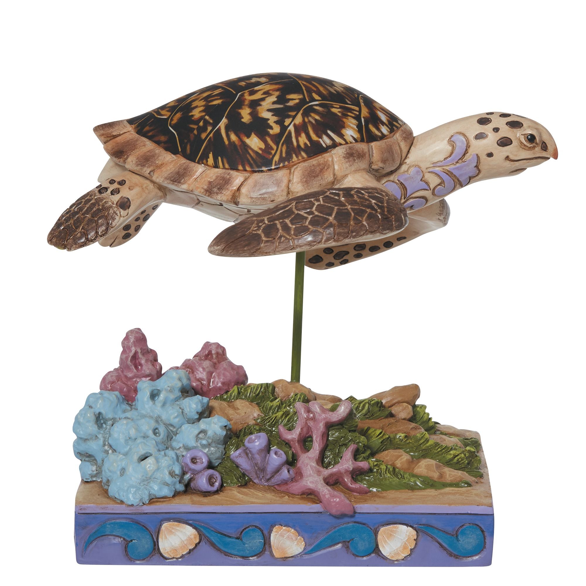 Hawksbill Sea Turtle Shell Jewelry - Handmade Eco-Friendly Pendant Necklace for Beach Lovers & Ocean Conservation Supporters | Perfect for Gifts, Beach Parties & Environmental Awareness Events