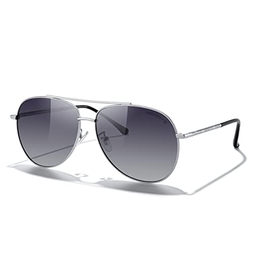 Silver Frame/Gray Gradient Lens
