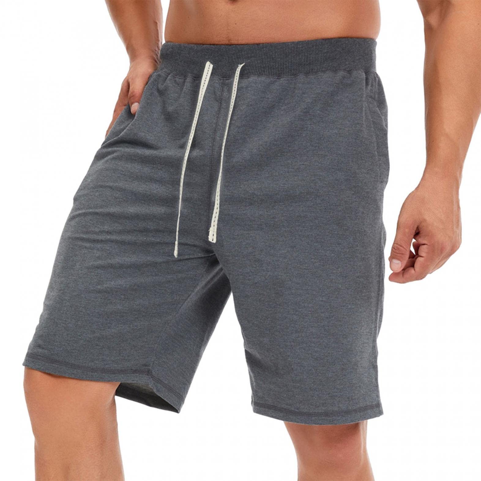 Men's Workout Shorts with Comfort Flex Waistband - Breathable Casual Athletic Shorts with Pockets for Gym, Running & Everyday Wear