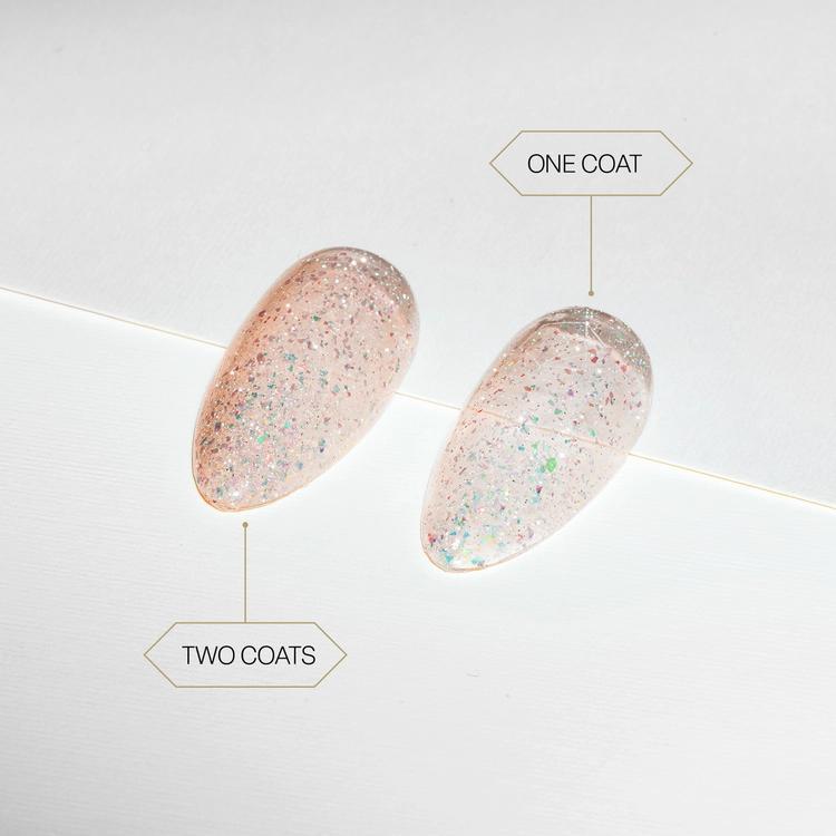 Apres Flash Glitter Gel FG02 - Pass The Salt Colored Nail Polish for Salon & DIY Manicures | Perfect for Parties, Weddings & Special Occasions