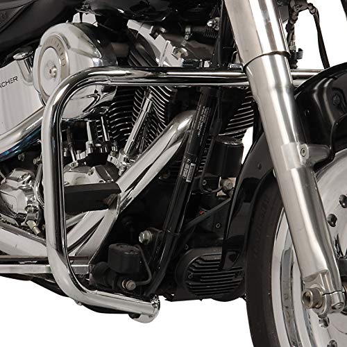Harley Davidson CVO Softail Deluxe 14-15 ST2 Chrome Engine Guard - Heavy Duty Motorcycle Crash Bar for Protection & Style - Perfect for Cruising & Long Rides