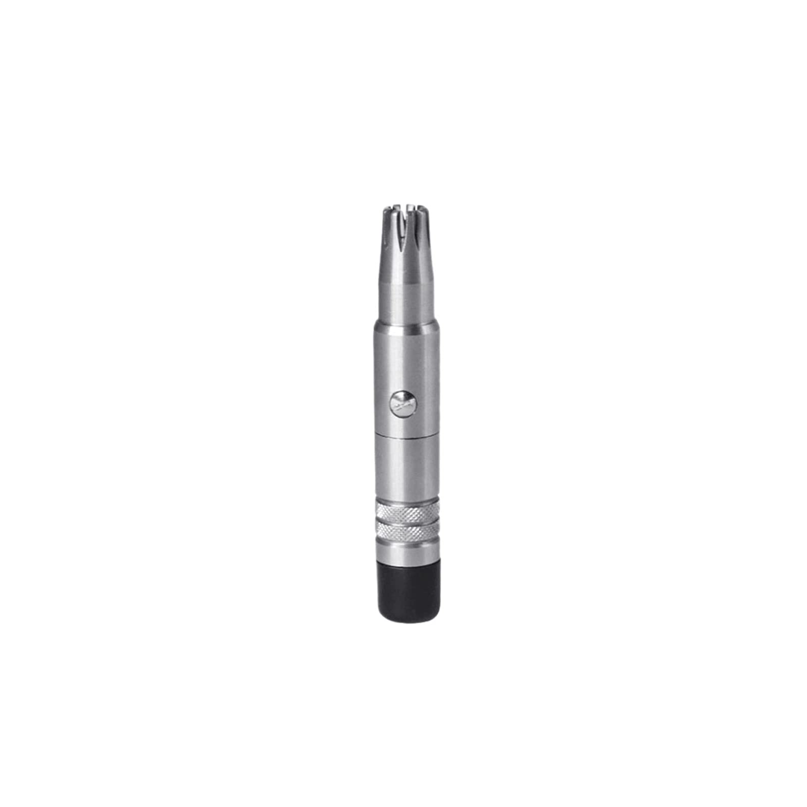 WangchngqingBM Stainless Steel Nose & Ear Hair Trimmer - Manual Shaver for Men's Grooming & Face Care, Washable & Reusable - Perfect for Travel, Home & Personal Hygiene Routine