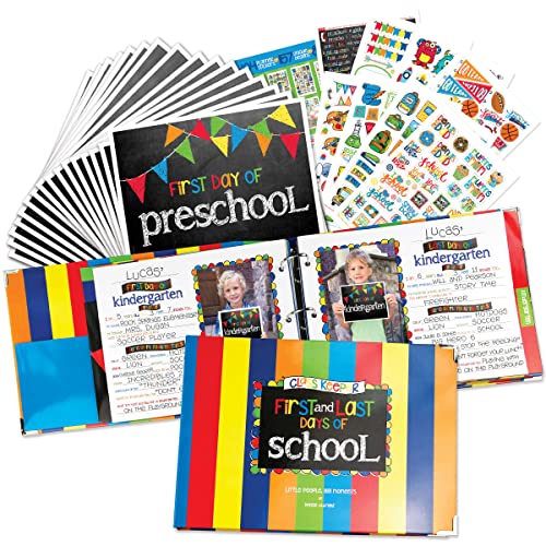 Keepsake Kit: Stripes Class Keeper + Primary Flags Signs + School Rocks Stickers