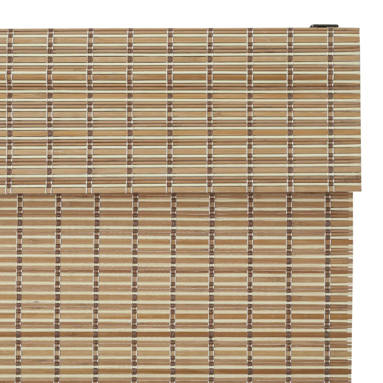 Stylish Sybil Bamboo Roman Shade in Dark Khaki - Natural Window Treatment for Living Room & Bedroom