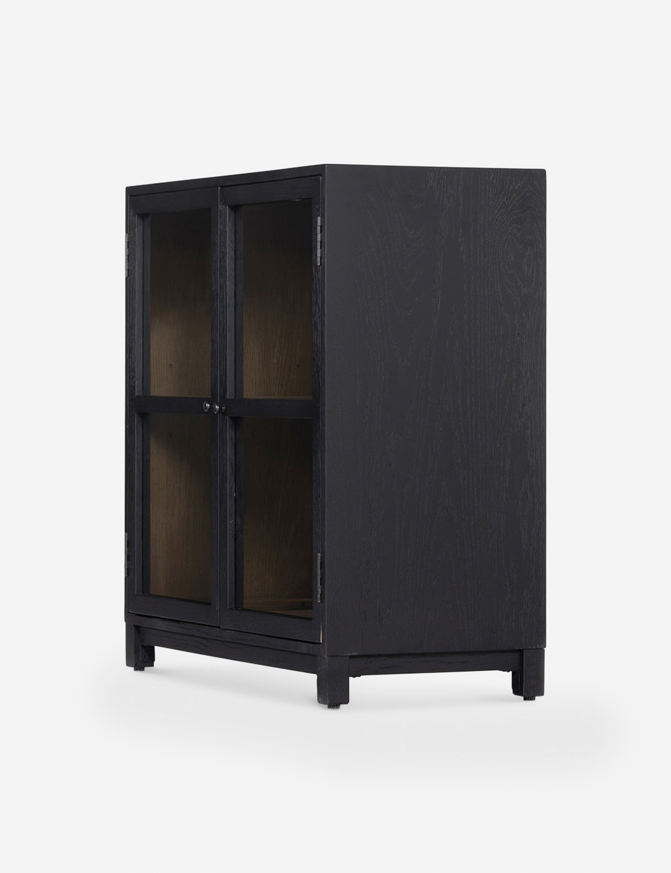 Stylish Carly Small Curio Cabinet - Glass Display Case for Collectibles & Home Decor - Perfect for Living Room, Bedroom, or Office Display
