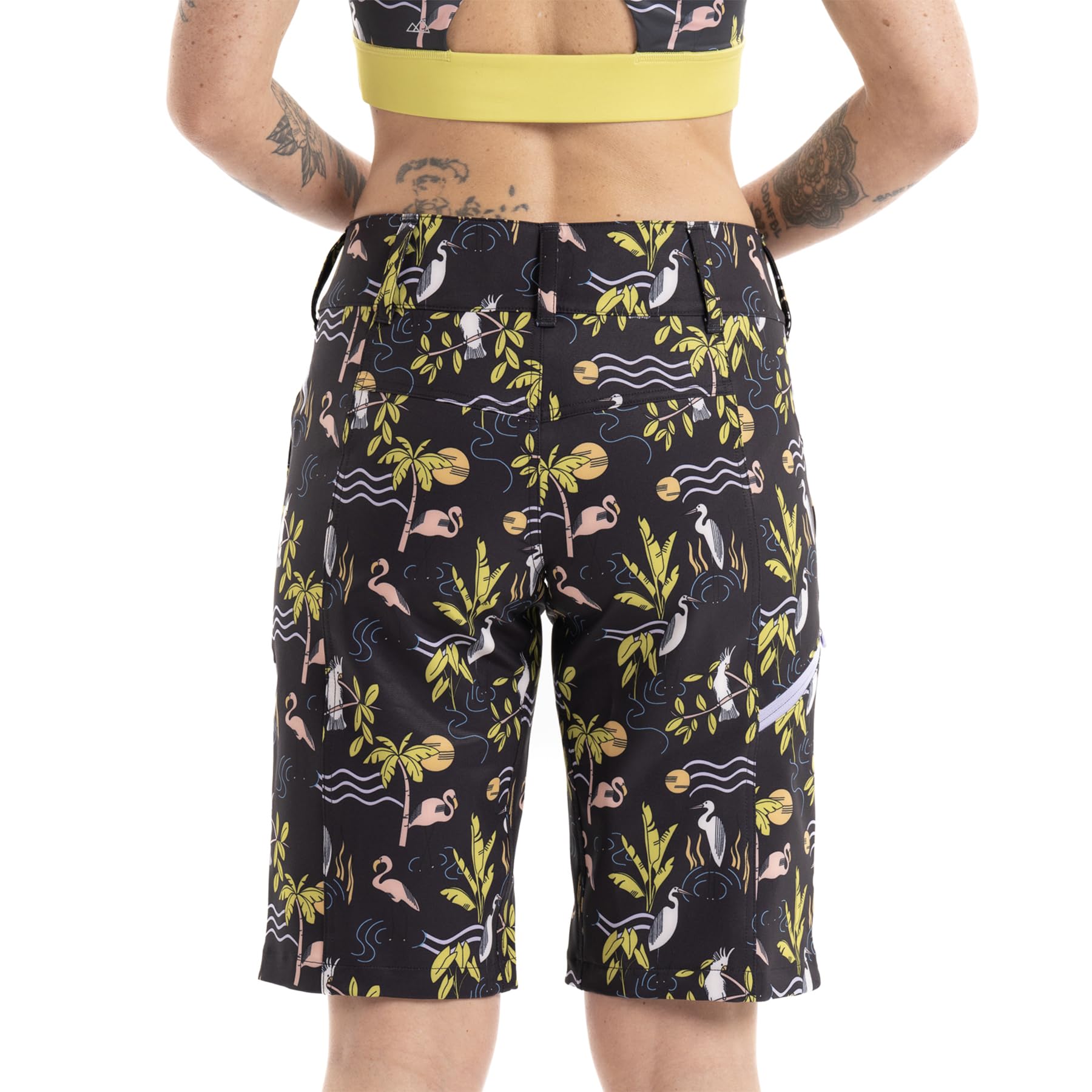 Wild Rye Women's Kaweah Bike Shorts - Water-Resistant MTB Shorts with UPF 50 Protection & Pockets - Perfect for Gravel Riding, Mountain Biking & Outdoor Adventures
