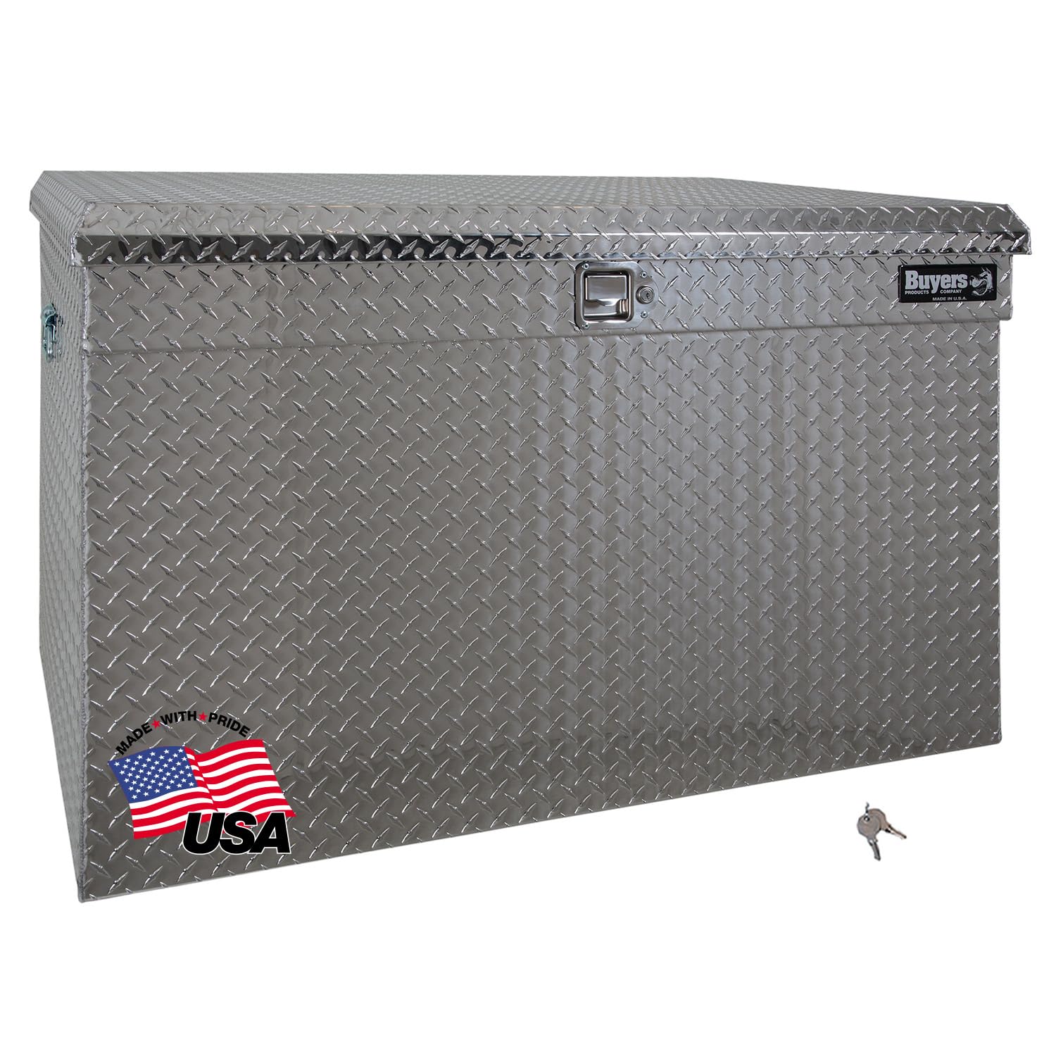 Heavy-Duty Aluminum Diamond Tread Tool Box 24