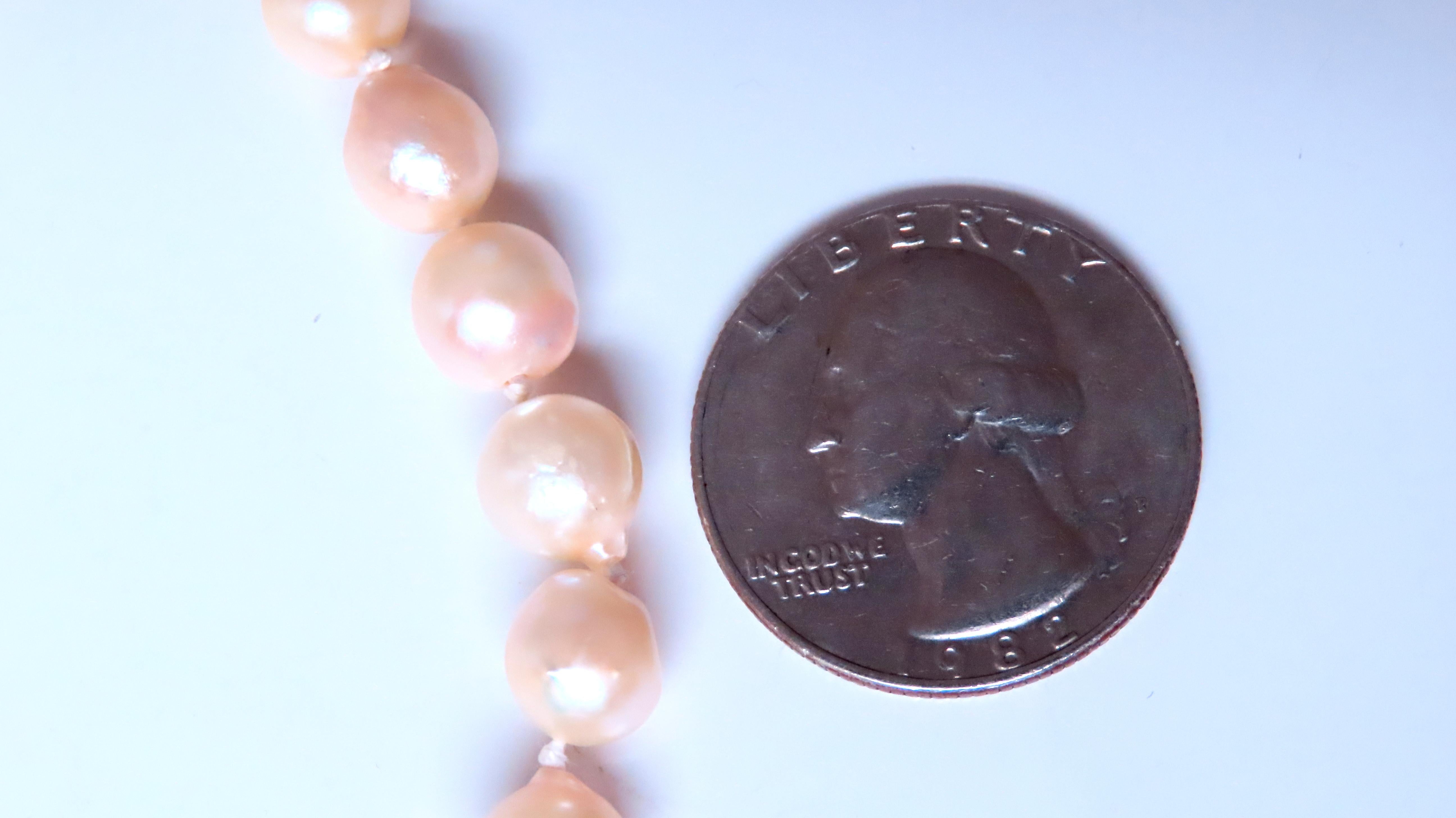 Baroque Pearl Necklace 54 Inch - Elegant Long Strand for Women, Vintage Style Jewelry Gift for Brides, Prom, Weddings & Special Occasions