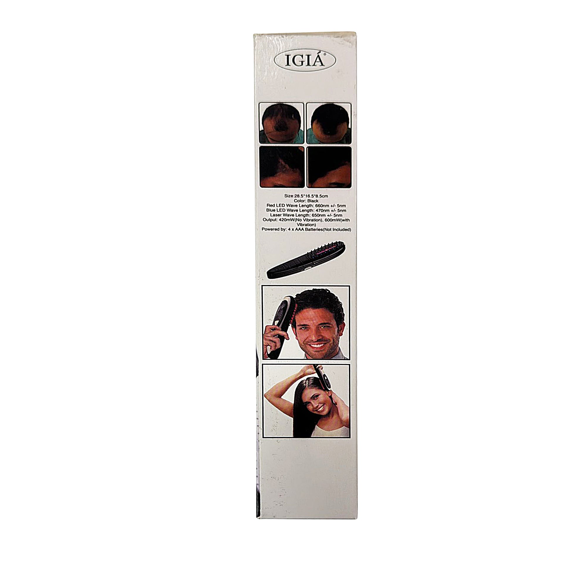 RemedyGrow Infrared Hair Growth Comb for Women & Men - Laser Hair Regrowth Therapy Comb with 272 Teeth for Thicker Fuller Hair - At Home Hair Loss Treatment for Scalp Stimulation & Hair Regeneration (Perfect for Daily Use & Travel)