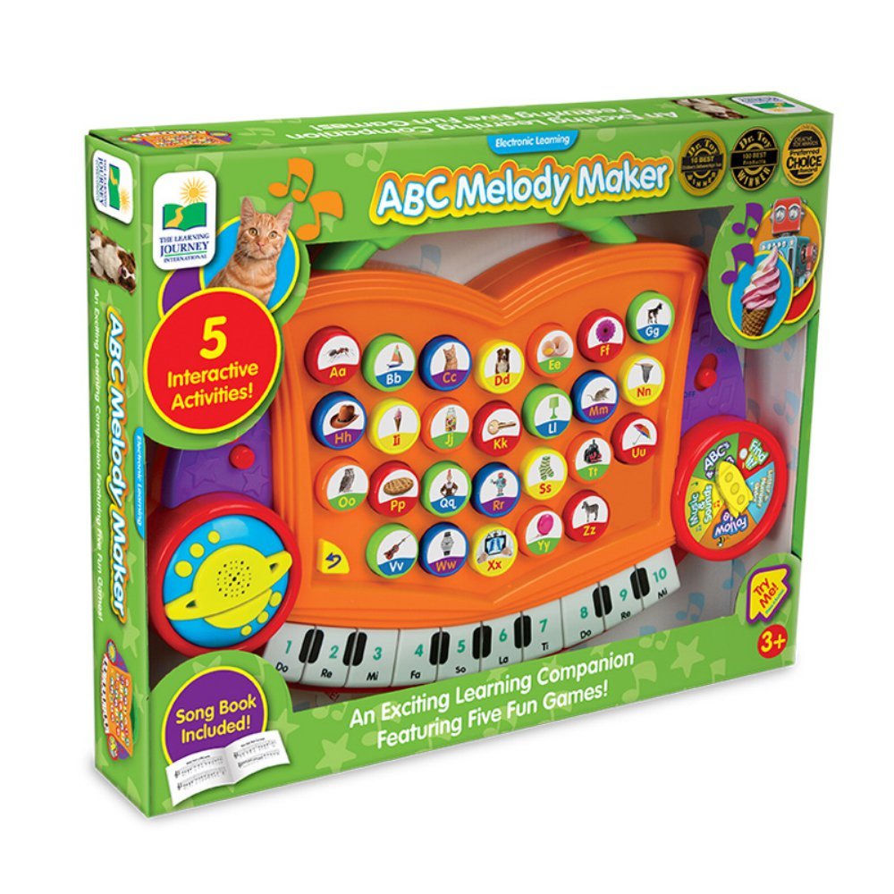 ABC Melody Maker - Interactive Electronic Learning Toy for Toddlers & Preschoolers Ages 3+ | Alphabet Educational Music Toy with Developmental Activities | Perfect for Early Childhood Learning & Playtime Fun